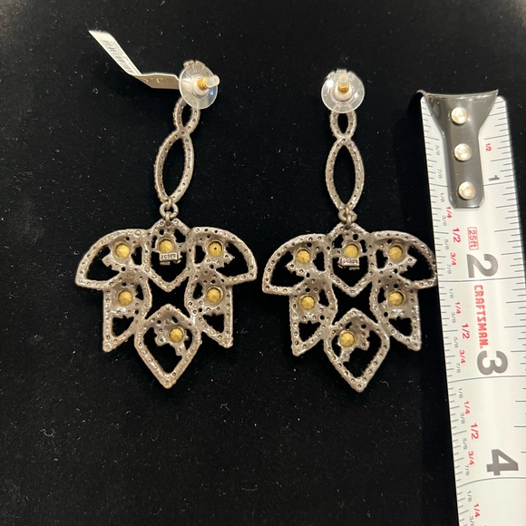 J Crew Crystal Chandelier Statement Earring New W/Bag/Box Wedding Bride-SeeVideo - Picture 7 of 11